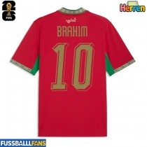 Marokko Brahim Diaz #10 Heimtrikot EM 2024 Kurzarm